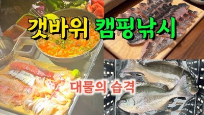 통영 갈도 갯바위 긴꼬리벵에돔 돌돔 낚시포인트 캠핑낚시 캠낚 바다낚시와 야영을 즐길 수 있는 바다낚시포인트 추천