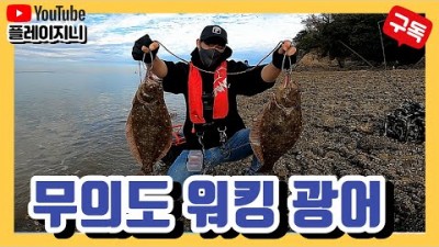 인천 무의도 워킹 광어 루어낚시 조황 정보