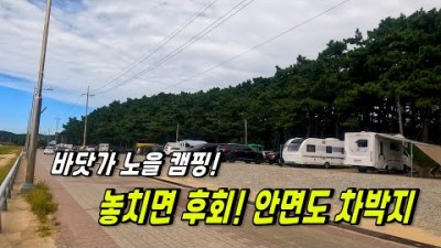 안면도 꽃지해수욕장 바다뷰 노지 차박 캠핑 가볼만한곳